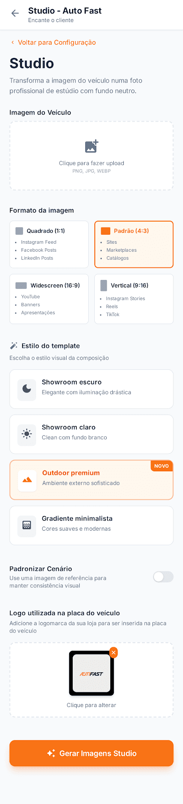 Ilustração: Envie a foto do seu veículo